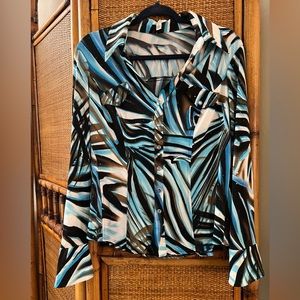 Vintage 90s Cache Button Up